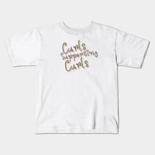 Curls Supporting Curls v13 Kids T-Shirt